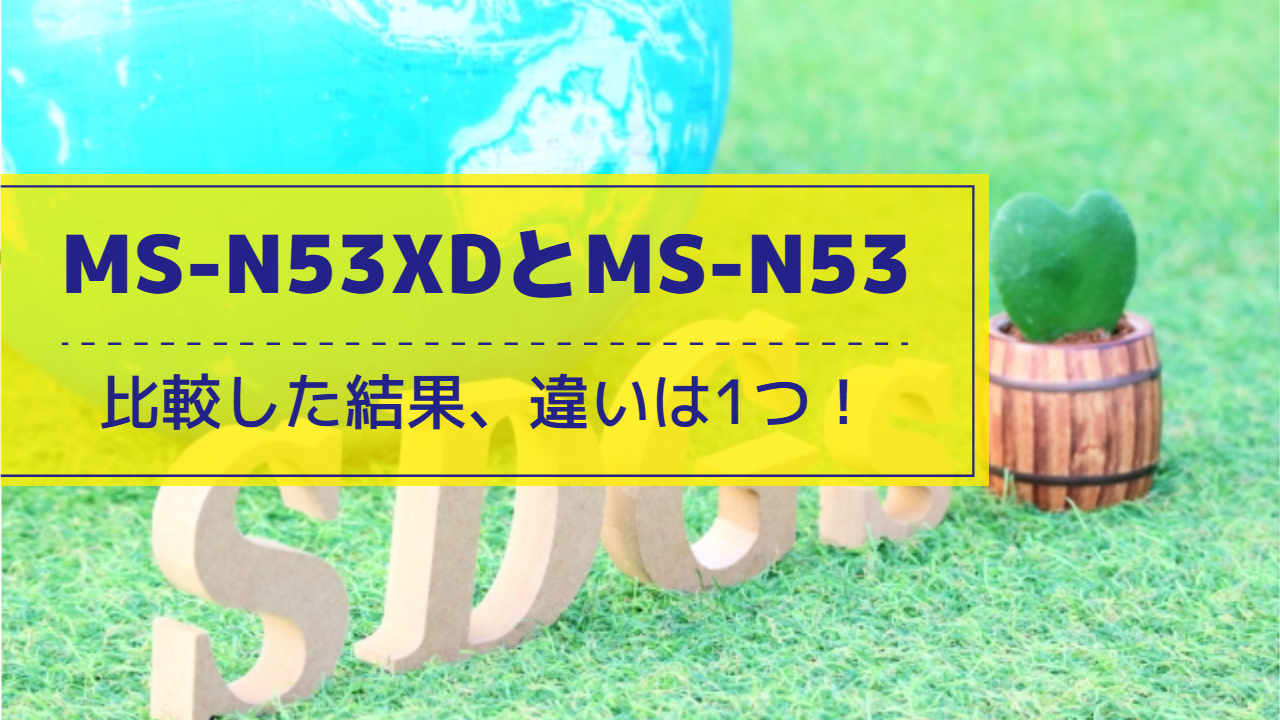MS-N53XDとMS-N53のアイキャッチ